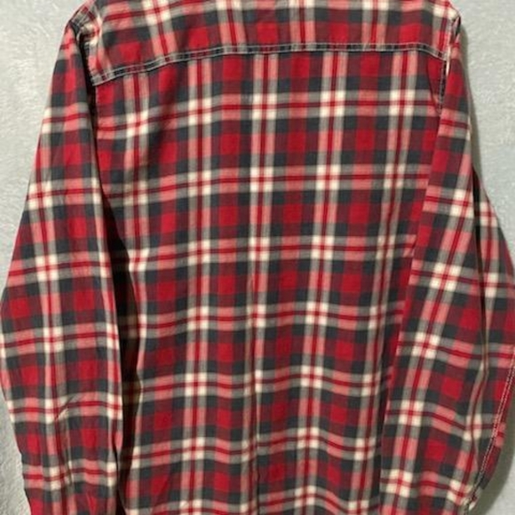American Rag Men's Shirt M Red Plaid - Picture 3 of 5
